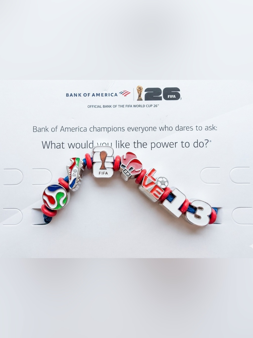 FIFA 2026 PHILLY WORLD CUP CHARM BRACELET - #13 - SIX CHARMS